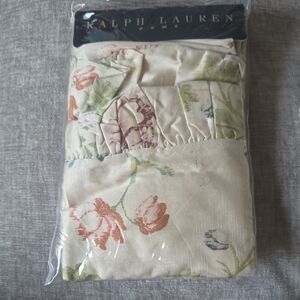 Ralph Lauren Home Cream Floral Pillow Cases with Pastel Blooms